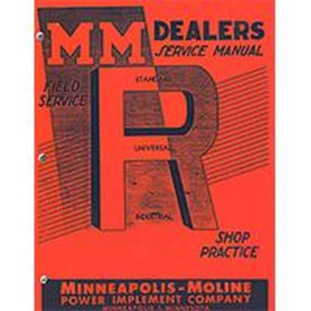 Aftermarket R5963 Service Manual Fits MinneapolisMoline R5963-RIL